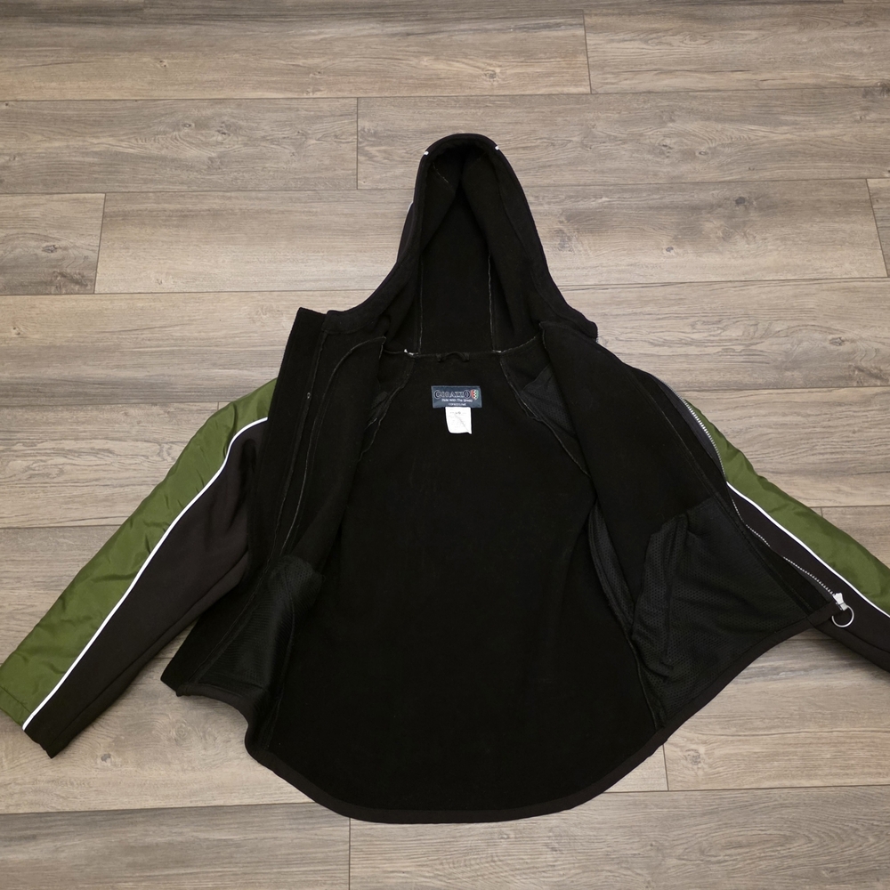 Corazzo Motorcycle Jacket Woman Large Armored Black Green Reflective Made USA - Picture 12 of 16